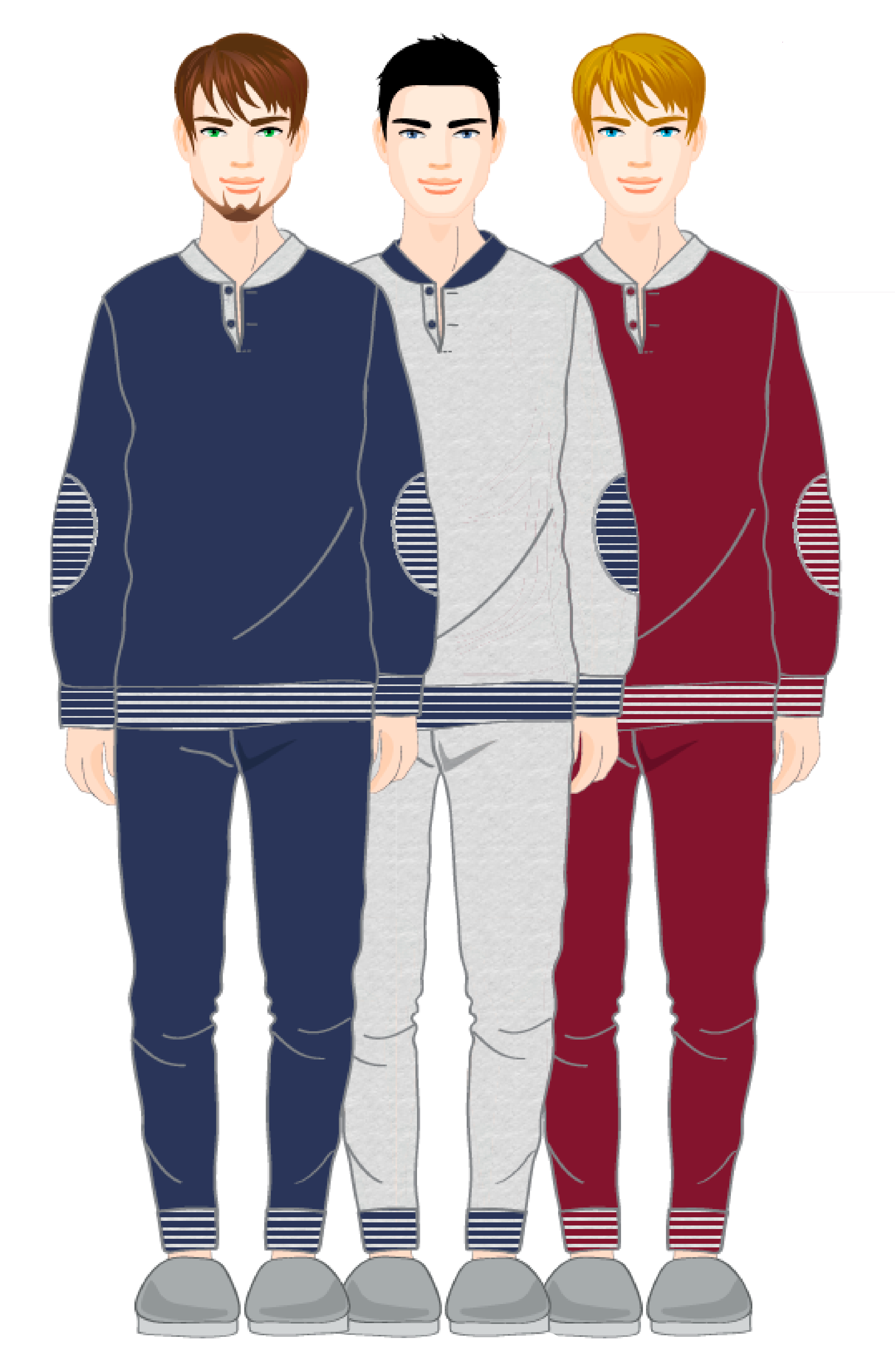 12312 W Пижама мужская