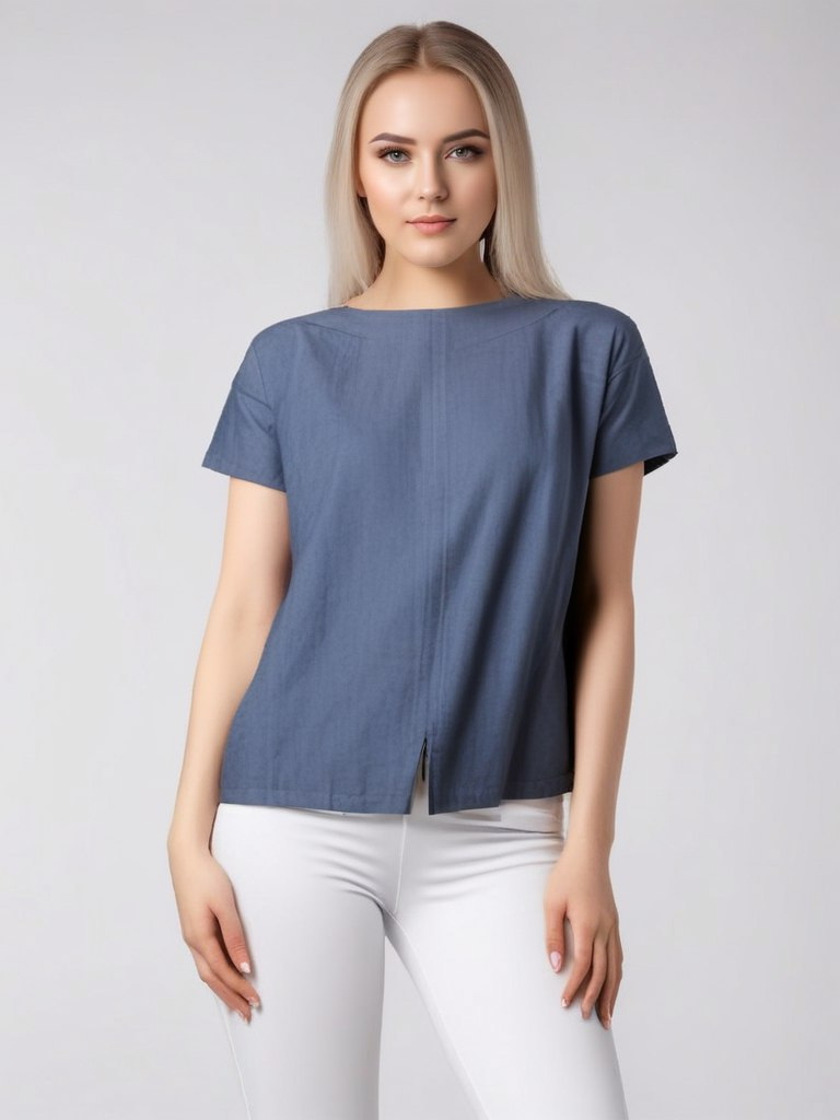 BLUSA LUNGA  Блуза (рубашка) длинная 