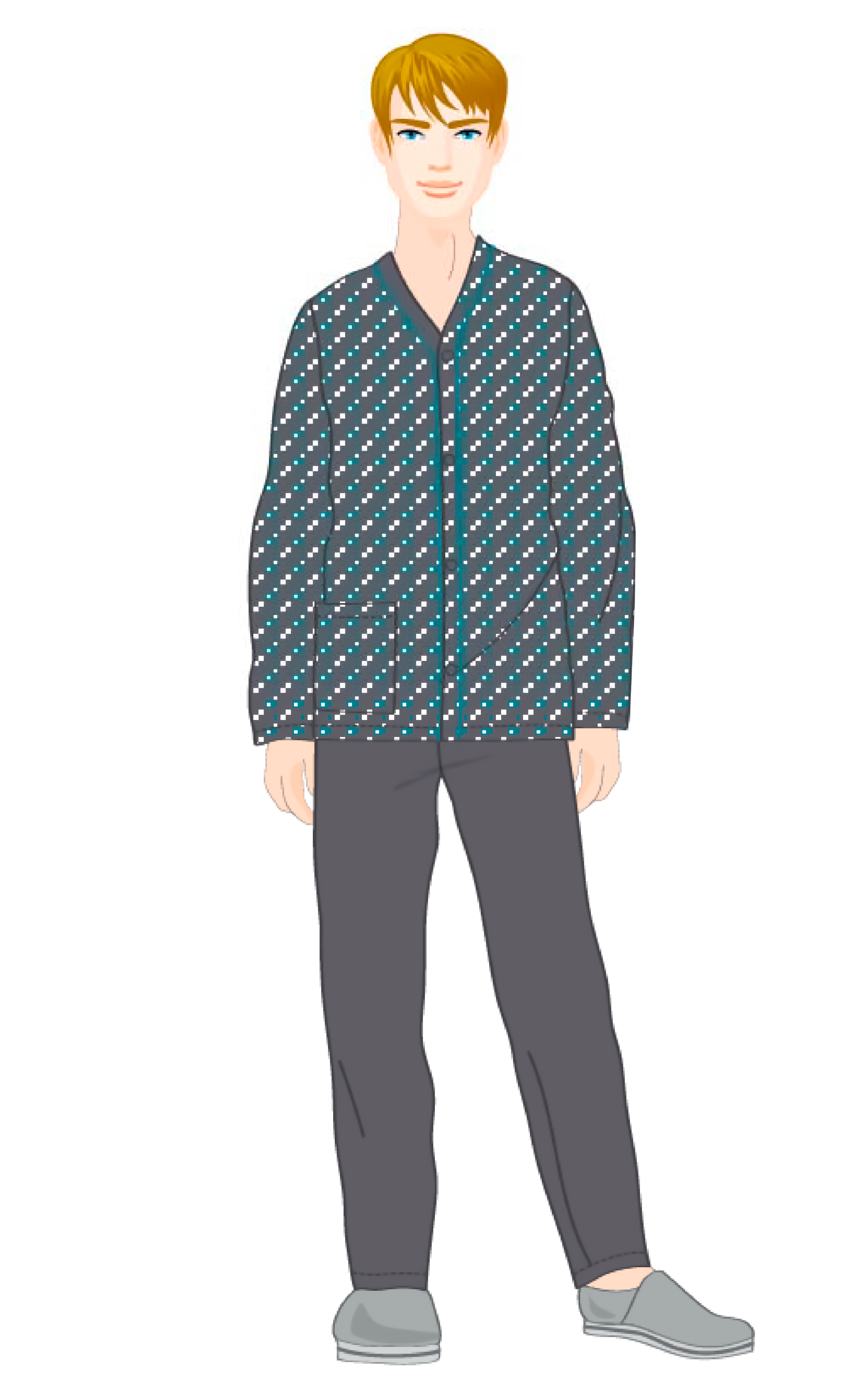 12316 W Пижама мужская