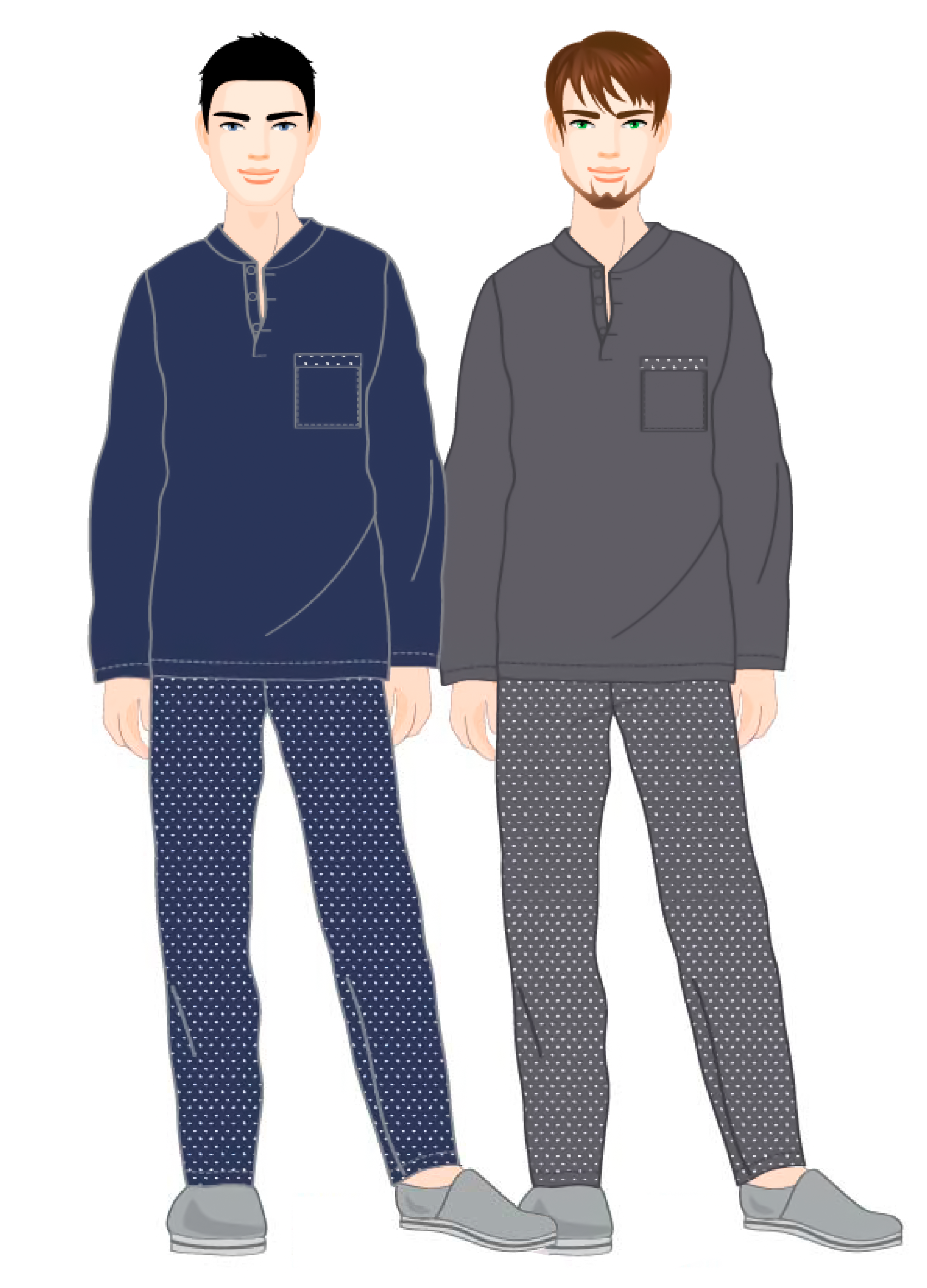 12313 W Пижама мужская