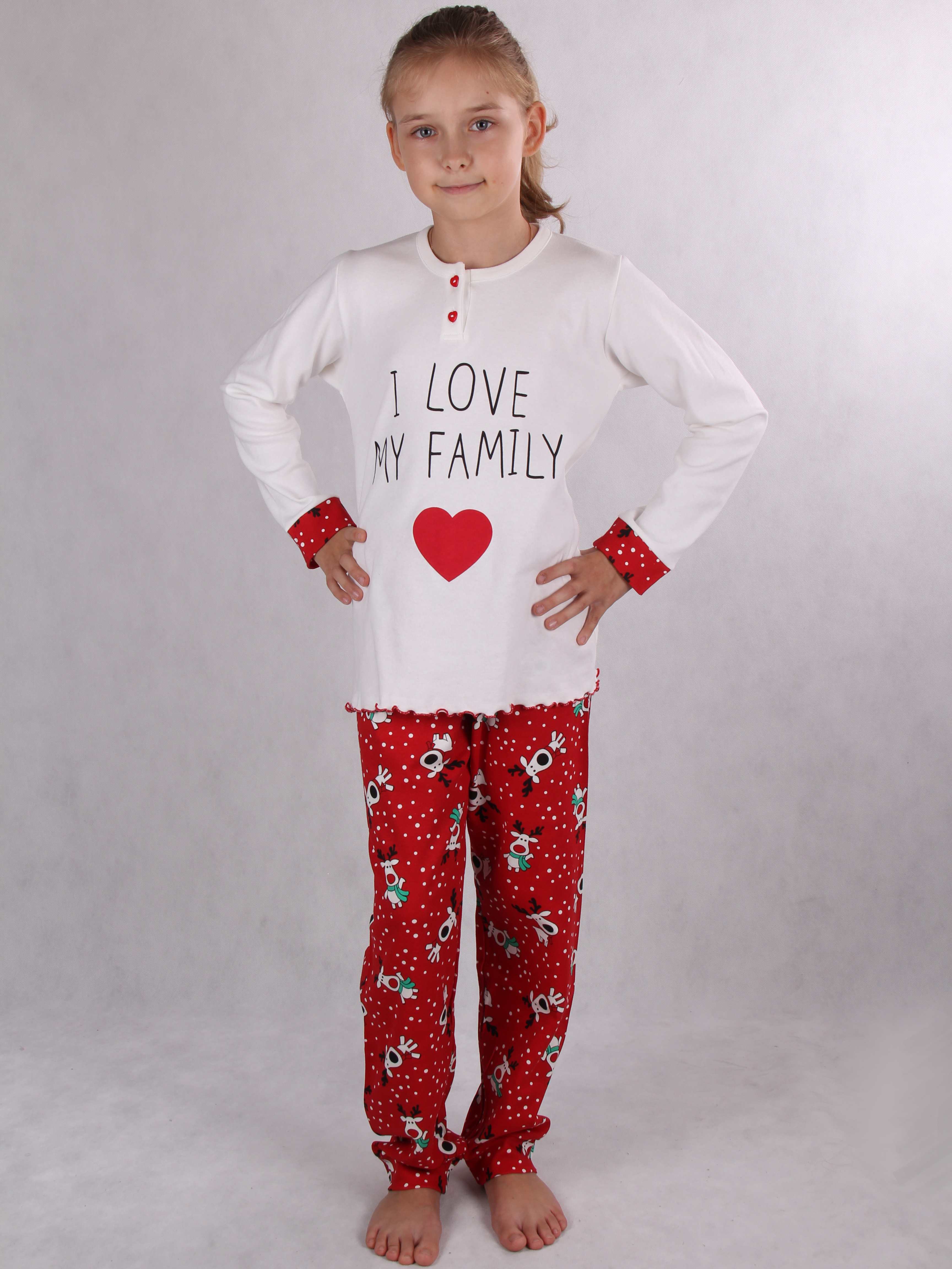 12A433 Пижама для девочки 